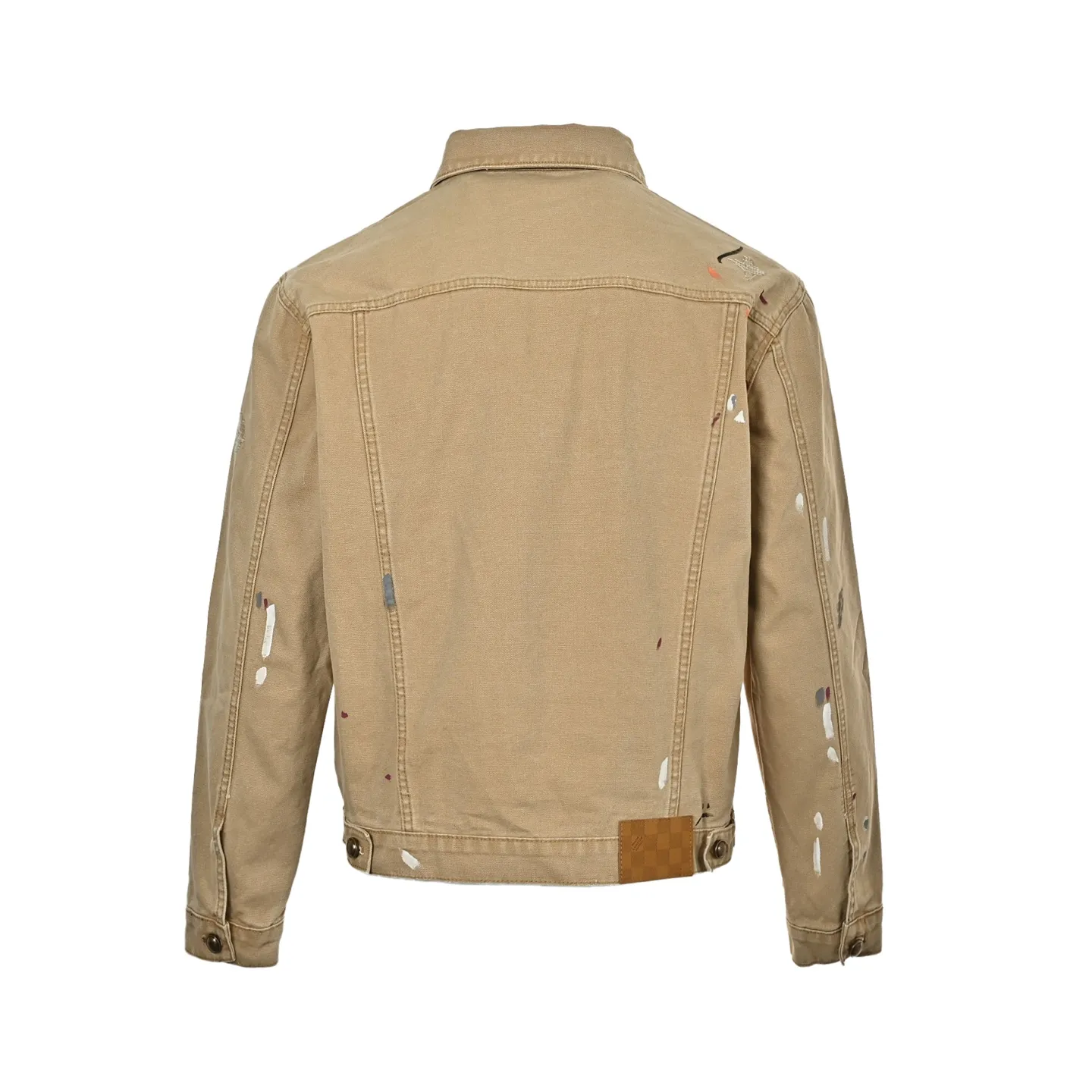 Louis Vuitton/Louis Vuitton splash graffiti suit denim jacket